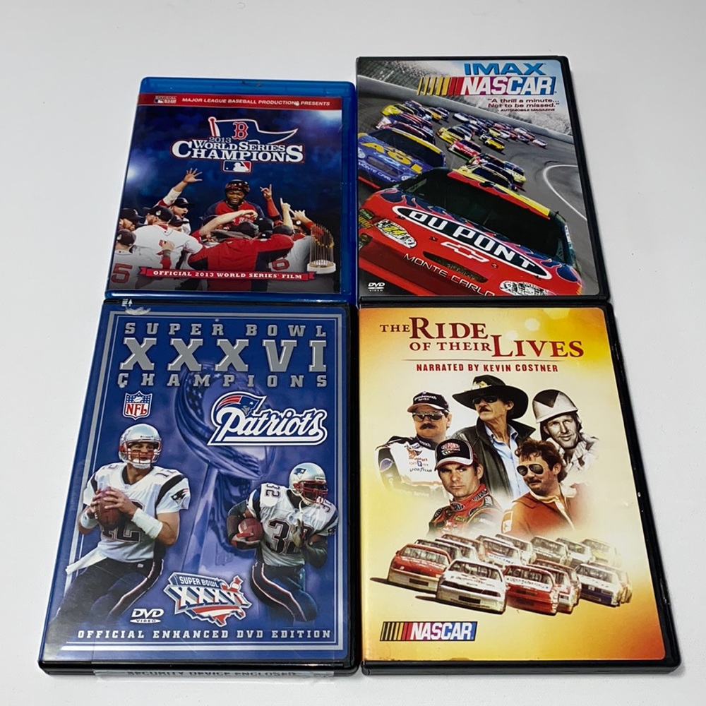 4 ASSORTED SPORTS MOVIES